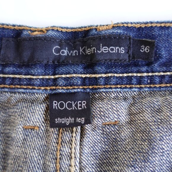 Men's Calvin Klein Jeans Straight Leg Cotton Rocker 36 / 30 - Picture 7 of 12